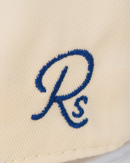 Roost Supply Creme & Navy Rooster Hat