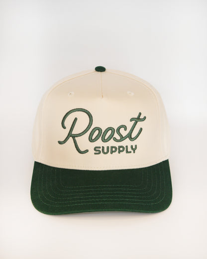 Roost Supply Green Logo Hat