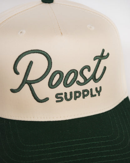 Roost Supply Green Logo Hat